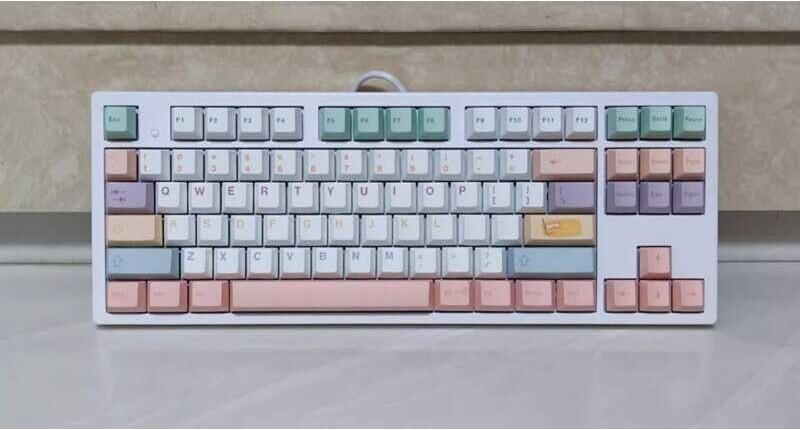 Only】Beach aron 【Keycap Keycap 145 Keys Profile PBT Sublimation with 7u Spacebar Split space Keyc