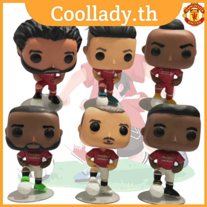 Pop Football Funko Star Figure ของเล่น Lukaku Mane Ibrahimovic Pvc แฟนชุดของขวัญ