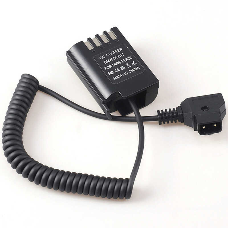 D-Tap to Topcine DMW-BLK22 Dummy Battery Power Adapter for Panasonic Lumix S5 LUMIX S5II DC-S5 DC-S 