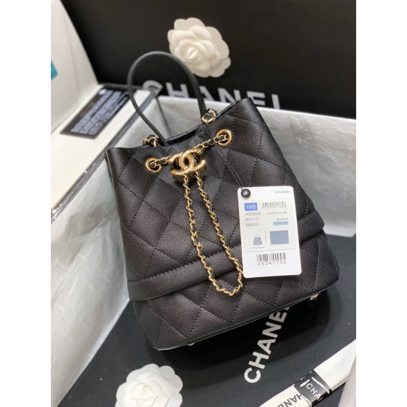 ♞กระเป๋า Chanel Drawstring small Bag(VIP) Size 20cm