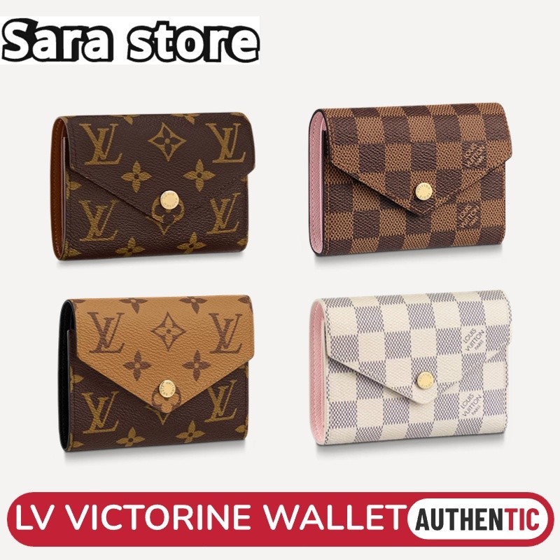 ♞,♘,♙หลุยส์วิตตอง Louis Vuitton LV VICTORINE Wallet กระเป๋าสตางค์ผู้หญิง