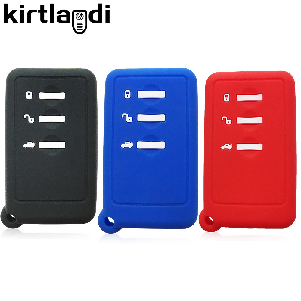 Subaru Outback Forester XV Legacy Impreza Mrxsti Fob 3 ปุ่มฝาครอบกุญแจรีโมทผิวซิลิโคน Key Case Holder Shell พวงกุญแจ