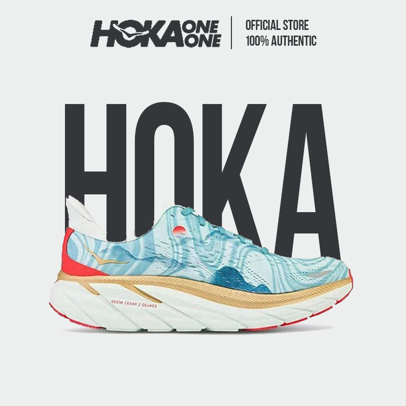 【100% Authentic 】HOKA ONE Clifton 8 1130278-CSFS Casual and comfortable Unisex Running shoes