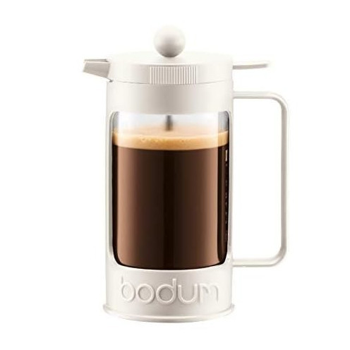 [HOT] BODUM BODUM BEAN เครื่องชงกาแฟเฟรนช์เพรส 1 ลิตร สีขาวออฟไวท์ [ของแท้] [จากญี่ปุ่น]