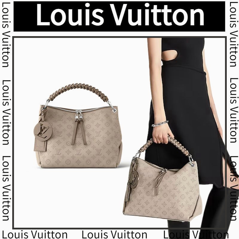 ♞,♘หลุยส์วิตตอง Louis Vuitton BEAUBOURG HOBO กระเป๋าถือขนาดกลาง/กระเป๋าถือ/กระเป๋าสะพายข้าง