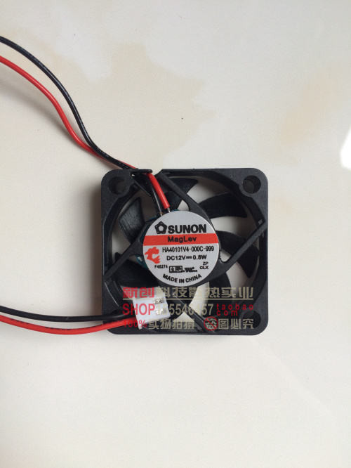 ยี ่ ห ้ อใหม ่ Jianzhun SUNON 4CM 12V 0.8W HA40101V4-000C-999 Magnetic Levitation พัดลมเงียบ