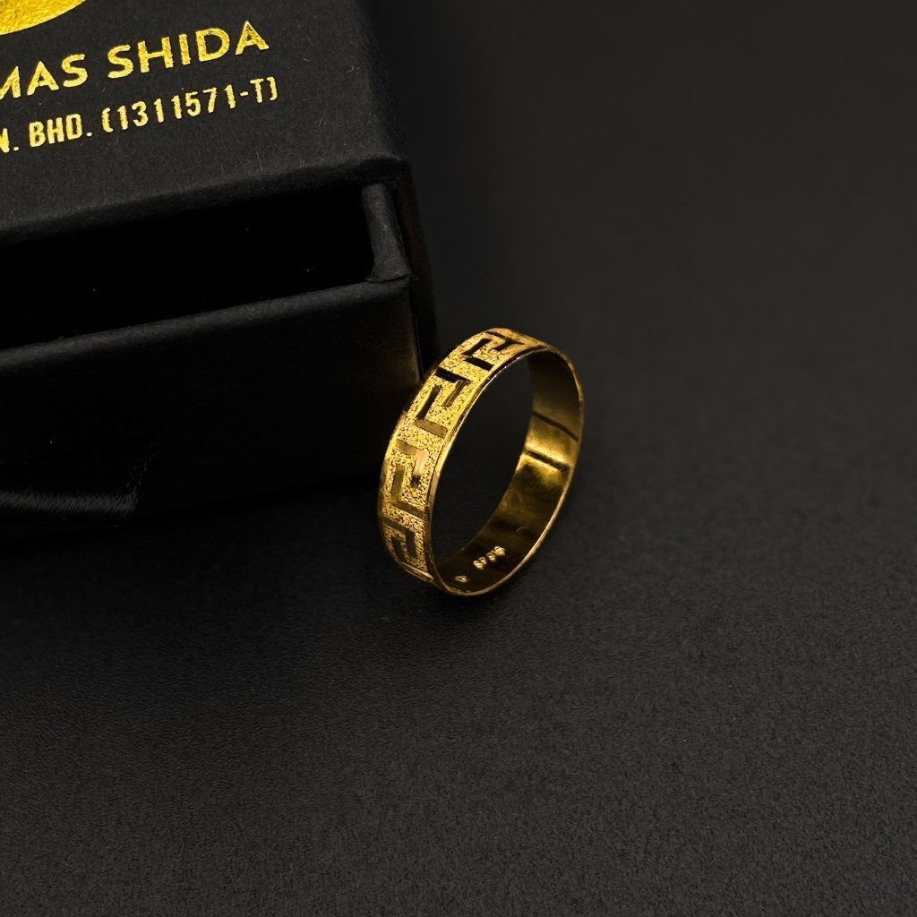 แหวนแยกหวาย Shida Gold 916 Fendi