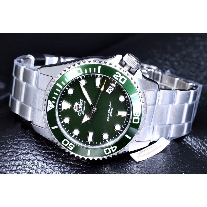 ♞(แถมกล่องแบบพกพา) นาฬิกา Orient Diver Watch รุ่น RA-AC0K02E