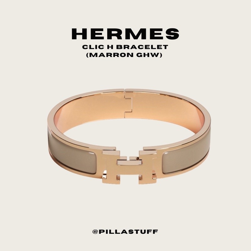 ♞[พร้อมส่ง] แท้100% Hermes Clic H Bracelet กำไลแอเมส OKJ