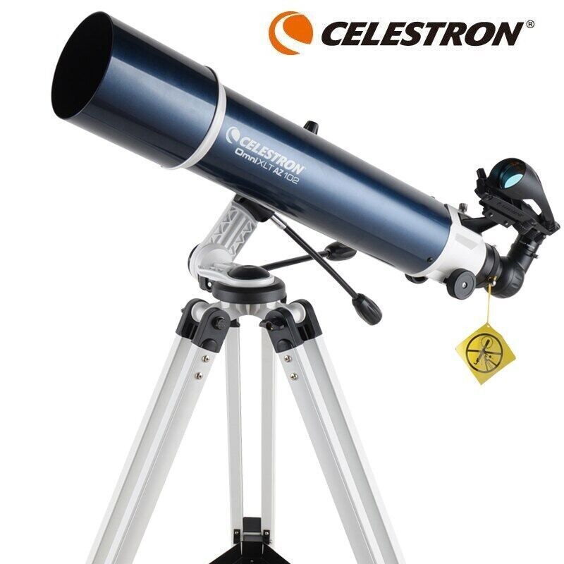 Celestron Professional Omni 102 AZ F6 102MM Refracting Astronomical Telescope with CG-4 Equatorial M