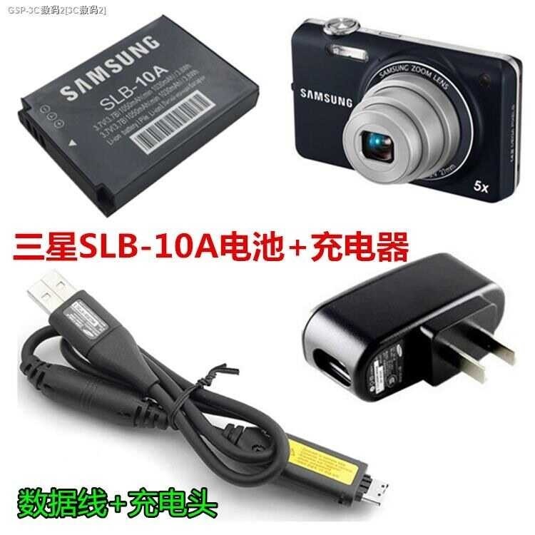❤ Samsung Es55 Es60 Wb500 Wb550ดิจิตอลกล้อง Slb-10A แบตเตอรี่สายชาร์