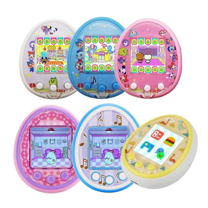 QPET Virtual Tamagotchi Network Electronic Pet hine HD Colour Screen Game hine Toy Children's Handh