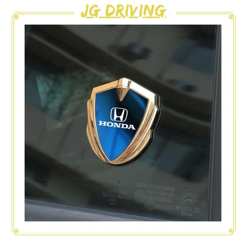 ❤ JD Buyv HONDA Auto Club Emblem Metal Badge Sticker Modified Car Front Rear For Honda City Accor
