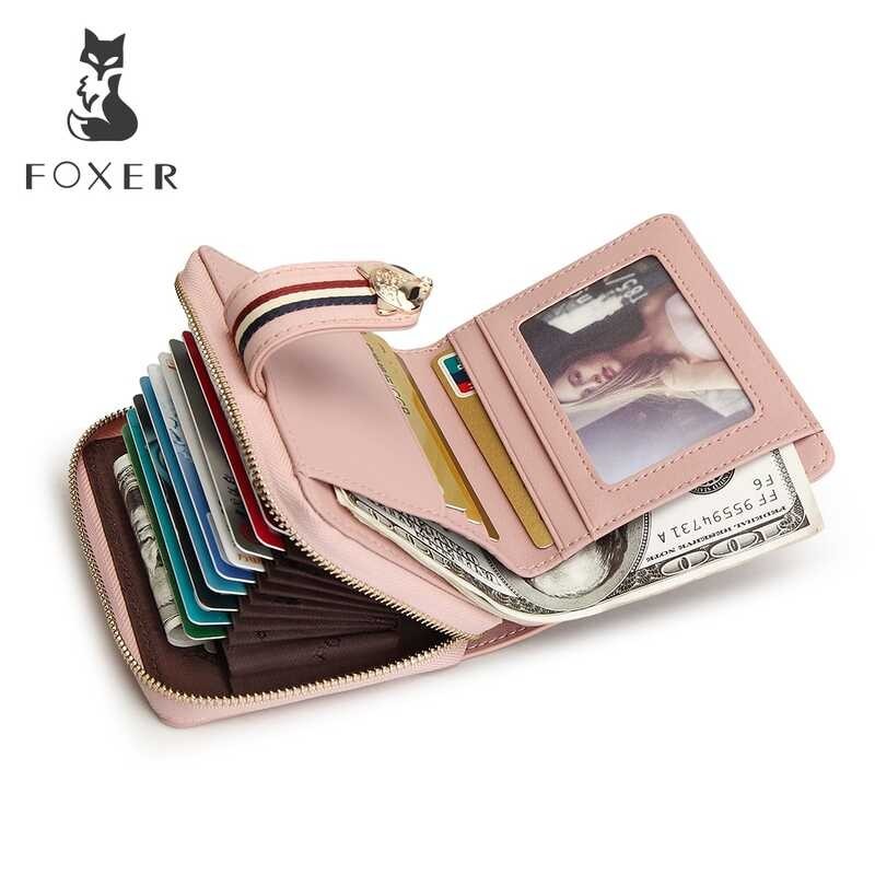 ❀ FOXER ❀ ของขวัญวันวาเลนไทน์ผู้หญิงกระเป๋าสตางค์แบบ