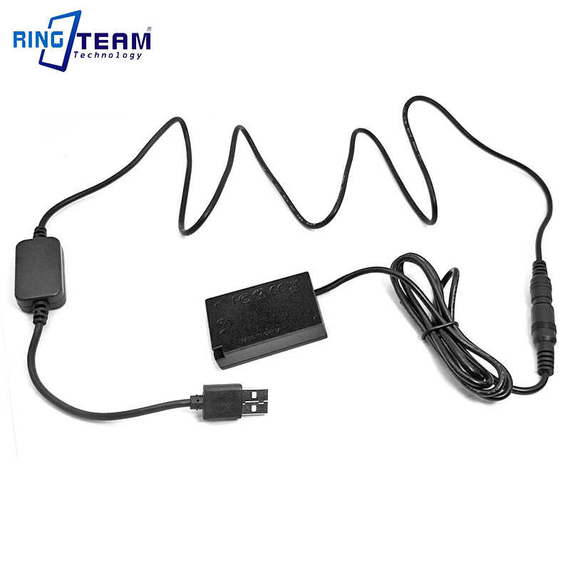 ❤️ USB Dummy แบตเตอรี่ Lp-E17 Dr-E18 Dre18 DC Coupler สำหรับกล้อง Canon EOS RP 77D 200D 750D 76