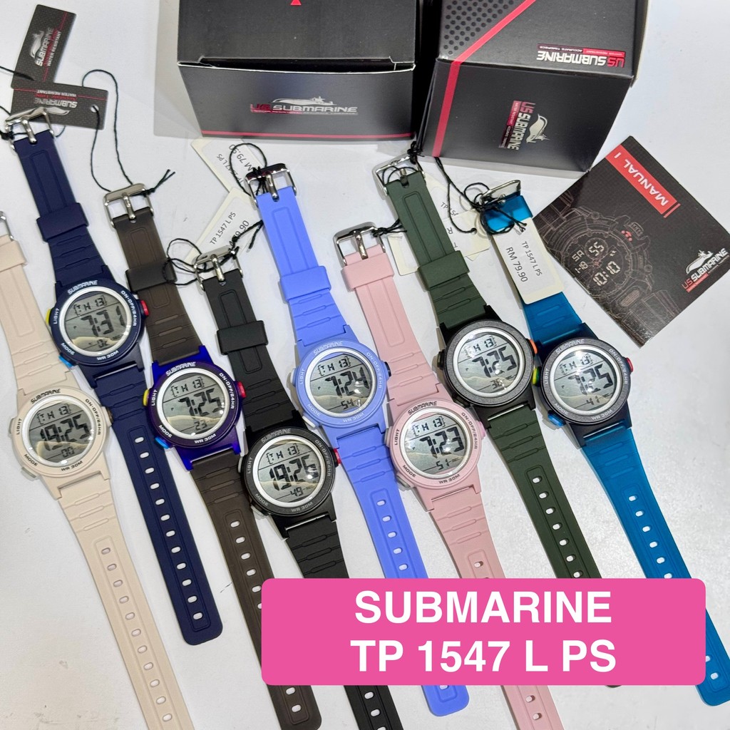 SUBMARINE TP 1547 L PS DIGITAL SPORT UNISEX KIDS WATCH
