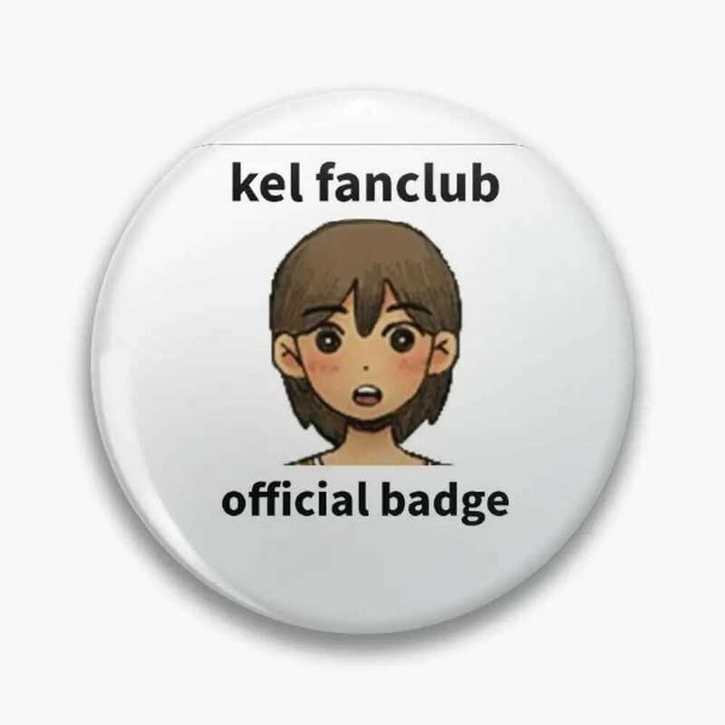 Omori Kel Fanclub Official Badge Pin เข็มกลัดแฟชั่นสำหรับสะสม และตกแต่ง