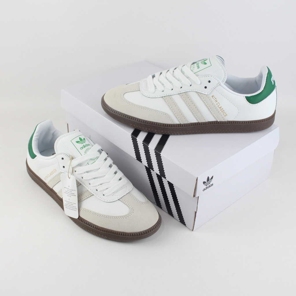 Sneakers Adidas Samba OG xKith Classic White Green