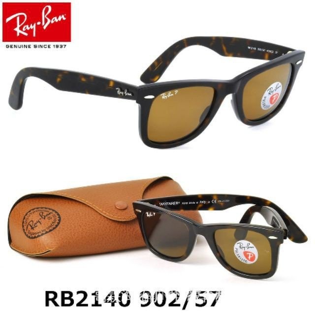 Rayban Wayfarer ของแท้ 100% แว่นกันแดด RB2140 902/57 ZulD URRX MCgw