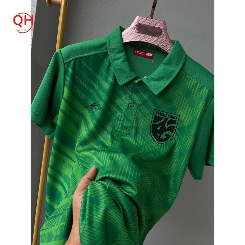 "เสื้อโปโลพิมลายEepro1324 พร้อมโลโก้ใหม่ขอบ  "