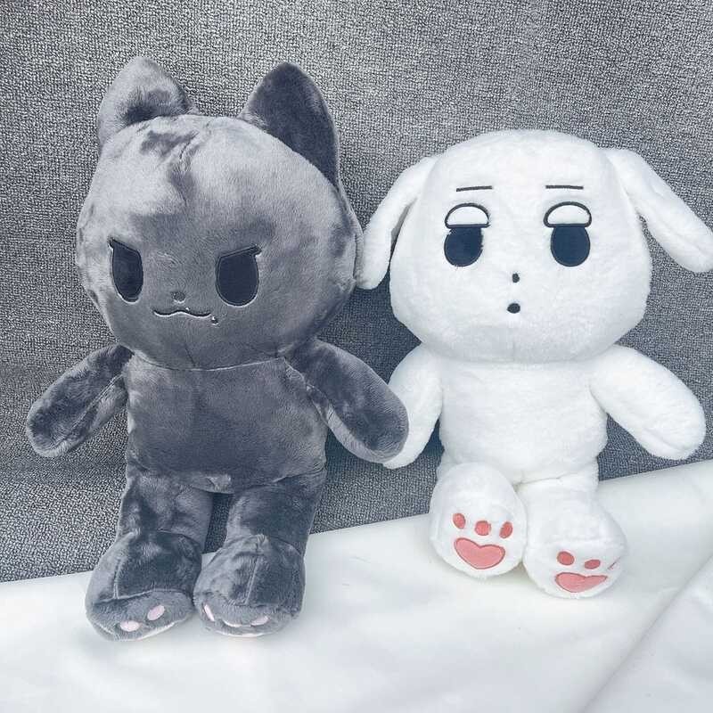 หมอนตุ๊กตานุ่ม Hqy2 รูปการ์ตูนสุนัข แมว Aespa KARINA ขนาด 40 ซ