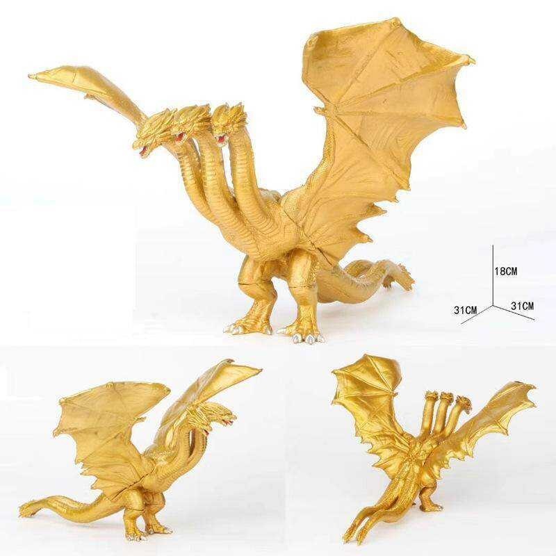 18Cm Godzilla King Ghidorah ราชาแห่งมอนสเตอร์ราชาราชามังกร3หัวขอ