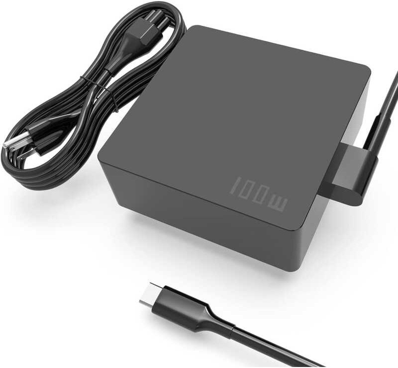 C Charger USB Laptop 100W ชนิด PD อะแดปเตอร์แปลงไฟ AC สำหรับ ASUS ROG X13 harger      A