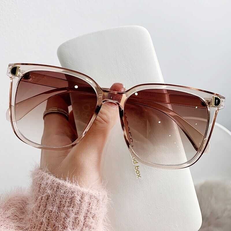 2021 New 【ZHUNSHANG】 Brand Square Women 39;s Eyewear Cat Colored Eyes Versatile Tension Sunglasse