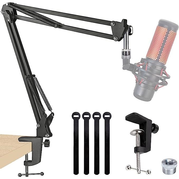 Quadcast ขาตั้งไมค์บูม แบบแขนกรรไกร ปรับได้ สําหรับ HyperX QuadCast QuadCast S - RGB USB Condenser