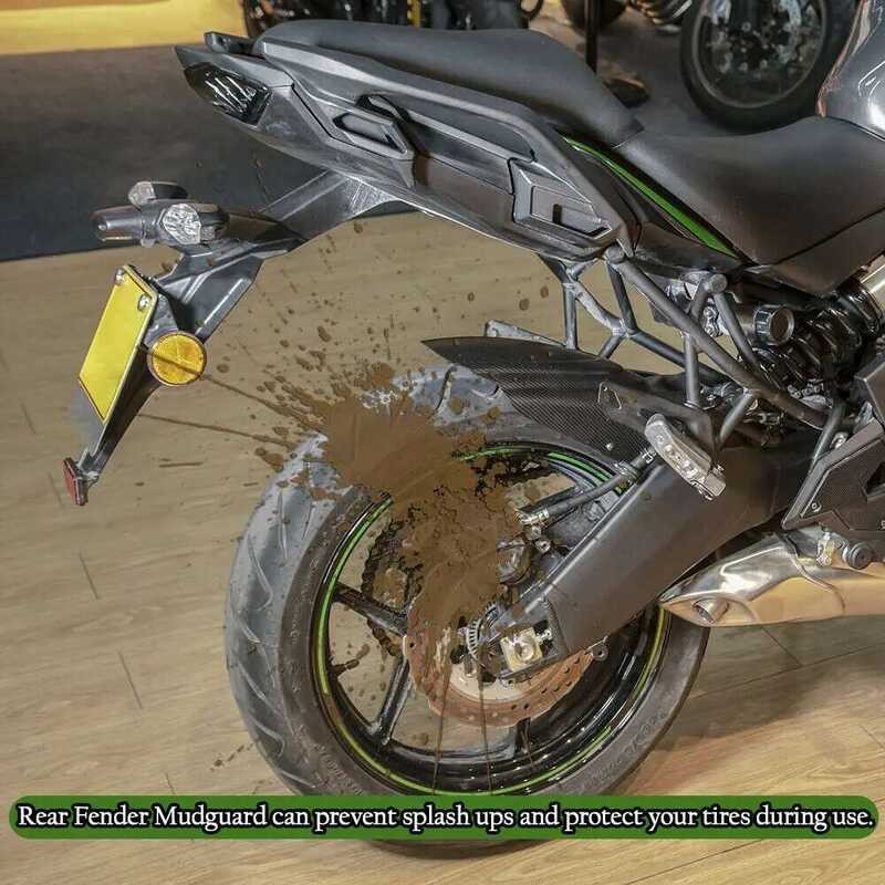 ❥ บังโคลนหลังคาร์บอนสำหรับ Kawasaki Versys Le 650 Kle650 2007-2024 202