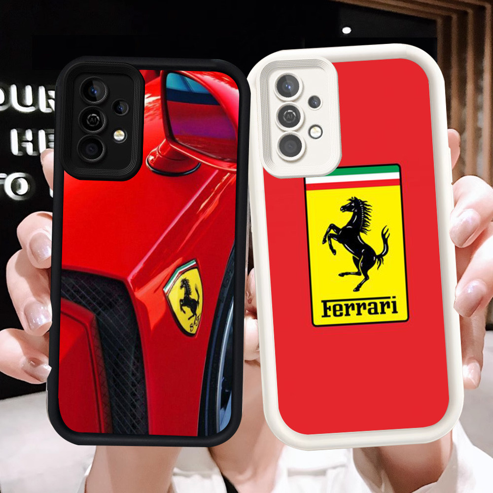 Z-46 Ferrari เคสสีขาวสีดําสําหรับ Samsung Galaxy A32 A13 A33 A23 5G Case