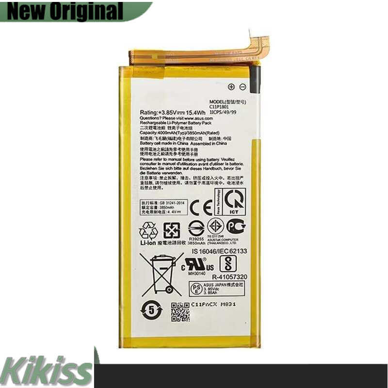4000mAh Replacement Battery for ZS600KL Z01QD Phone Battery ASUS ROG 1 Game Phone, Model C11P1801