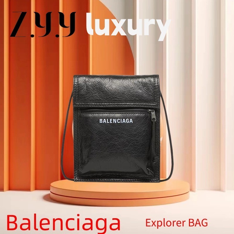 ♞New Hot  ราคาพิเศษ Ready Stock Balenciaga EXPLORER Small Soulder Clutch Men / shoulder bag / phone