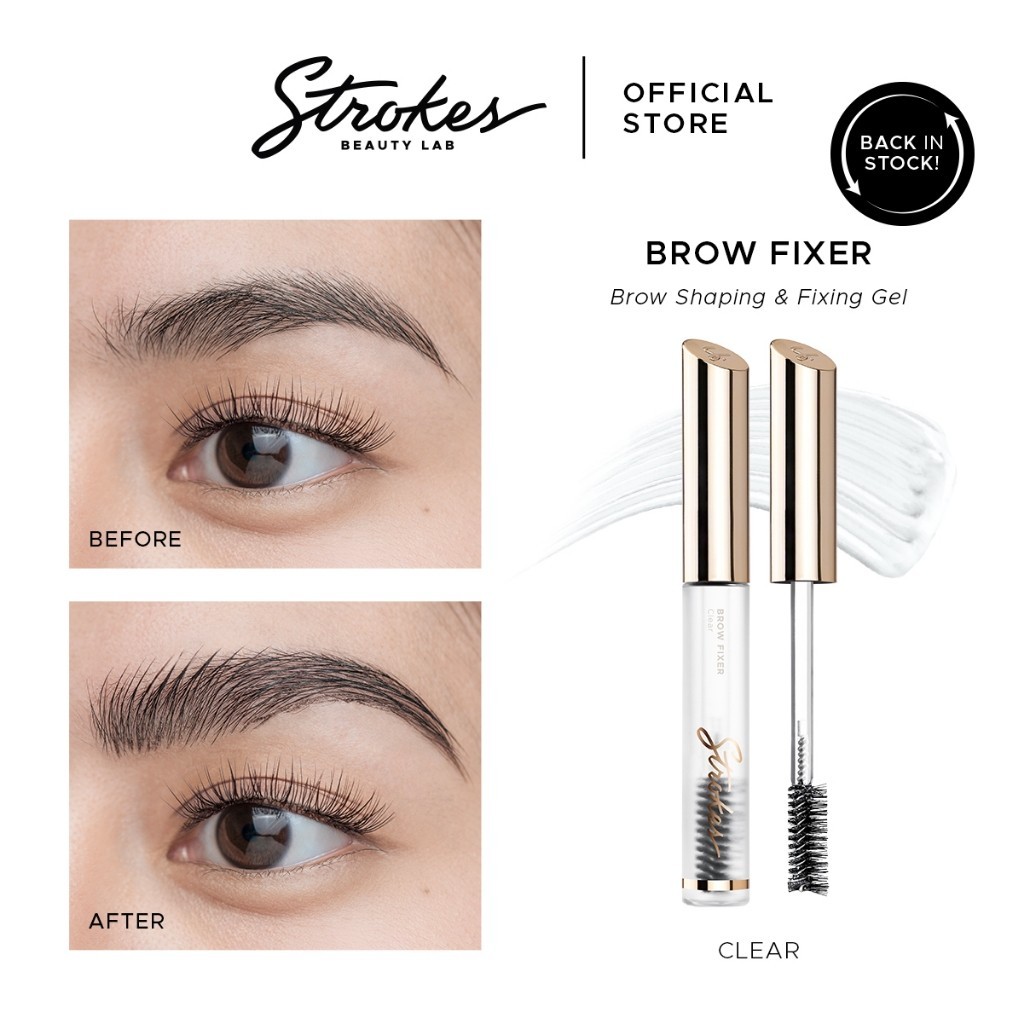 Strokes Brow Fixer in Clear [ Strong Hold Brow Gel ]