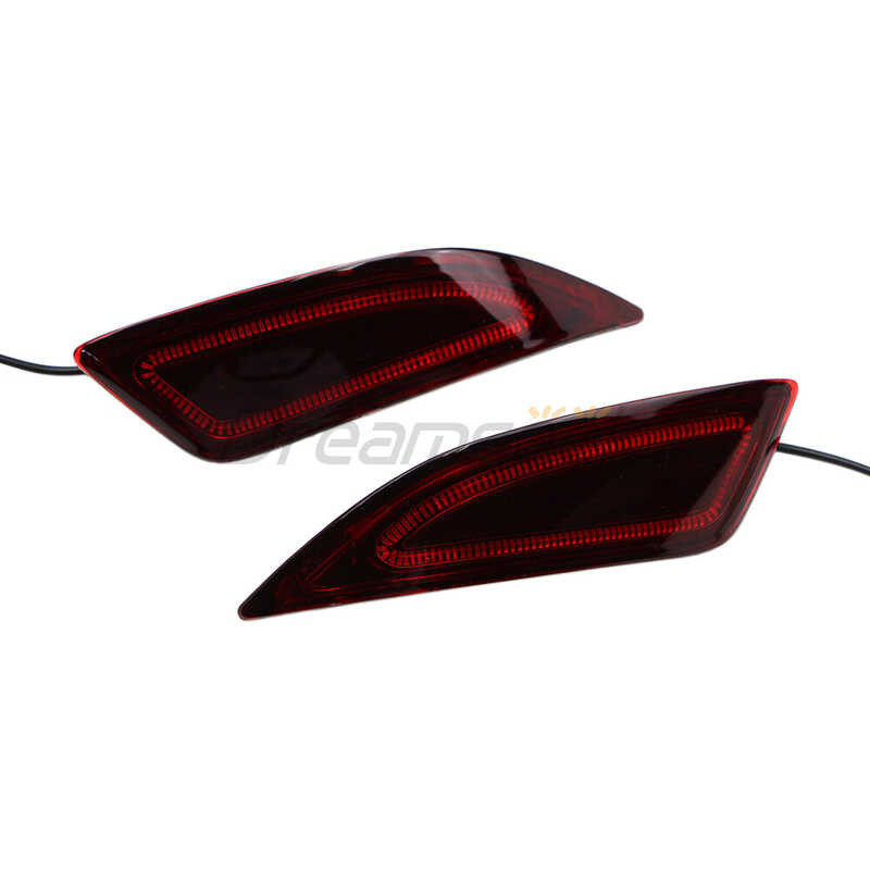 ❤ LED Reflector Rear Bumper Tail Light For Toyota Camry Xv50 2015 2016 Brake Turn Signal Lamp Red