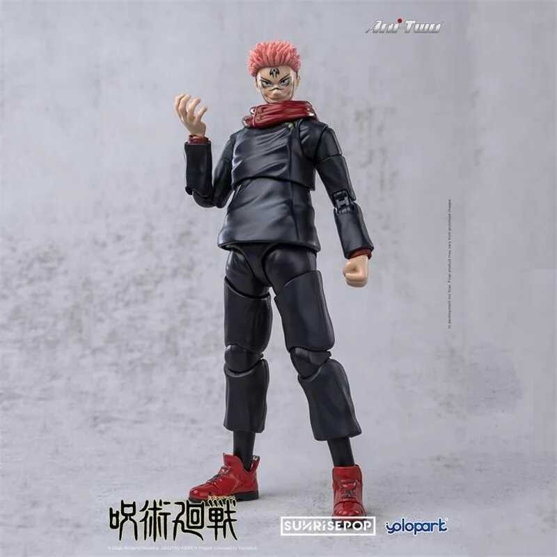 Δ Bandai SHF 15 ซม. Pvc Jujutsu Kaisen Satoru Gojo Itadori Yuji Fushiguro Megumi