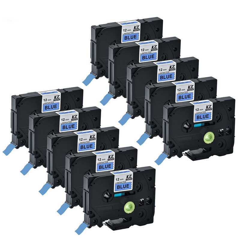 10Packs Multicolor Label Tape Compatible For Brother Tze Tape 12Mm Tze 131 Tze 231 Tze 531 Tze 631