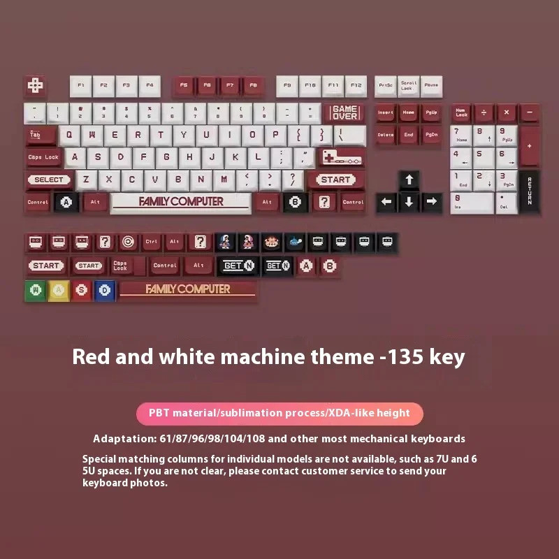 EVA Theme Keycaps EVANGELION Keycaps Dye Sublimation Mechanical Keyboard Anime Keycaps EVA 01 02 08 