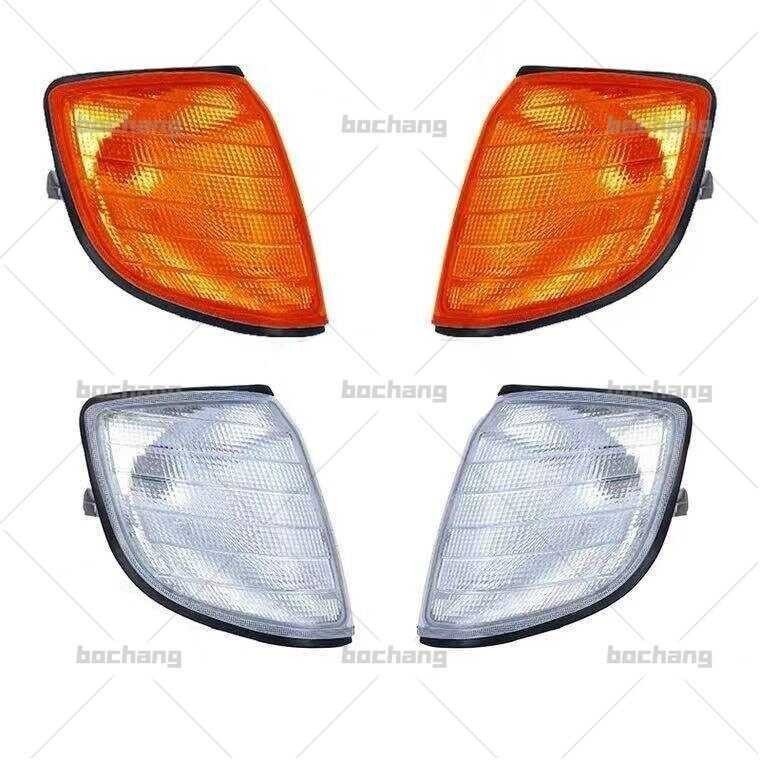 ❤ สำหรับ W140รถเลี้ยวไฟสัญญาณสำหรับ Benz 1991 1992 1993 1994 1995 199