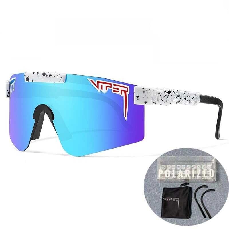 PIT VIPER {ZHUNSHANG} Brand Designer Polarized Sunglasses Men Women Outdoor sports Vintage UV400 Ey
