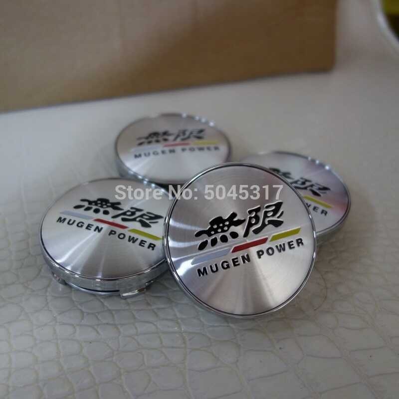 ❤ NEW 4Pcs 60Mm Mugen Sports Badge Emblem Car Wheel Center Hub Rim Caps Cover 99