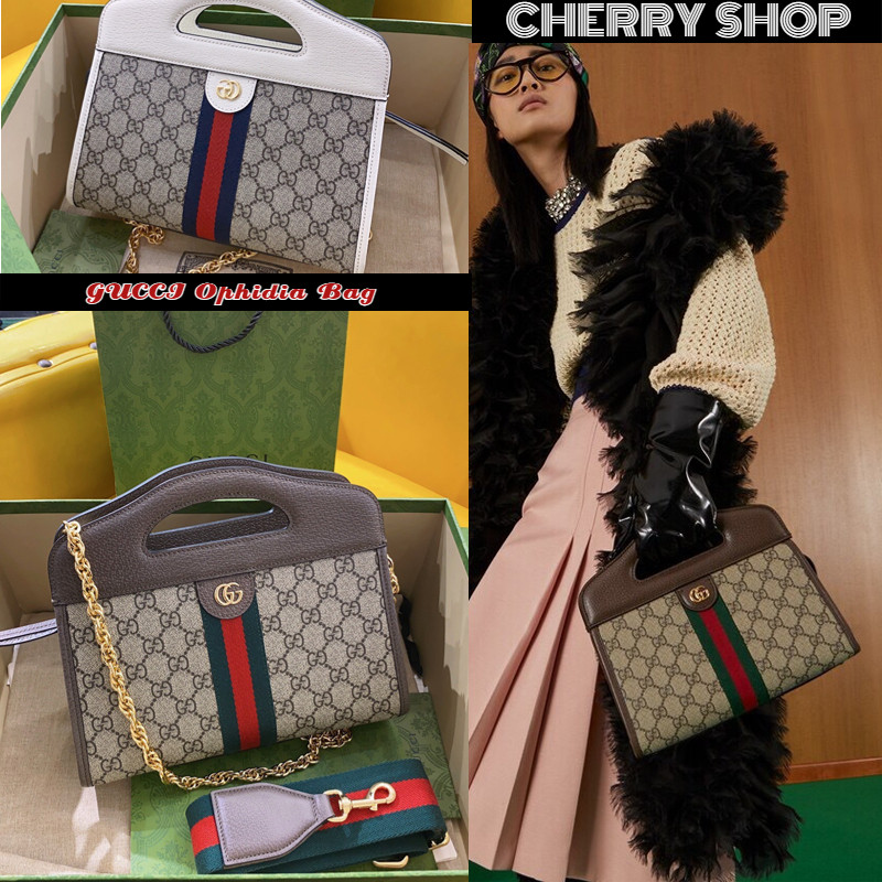 กุชชี่ Gucci Ophidia Small Bagกระเป๋าสตรี / กระเป๋าสะพายข้าง Tote 693724