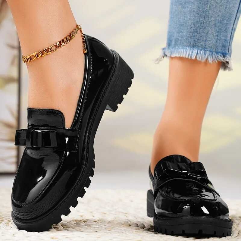 ❤️ 2025 Summer New Sexy Round Toe Retro Solid Color Mary Jane Lolita Shoes Designer Casual Shop