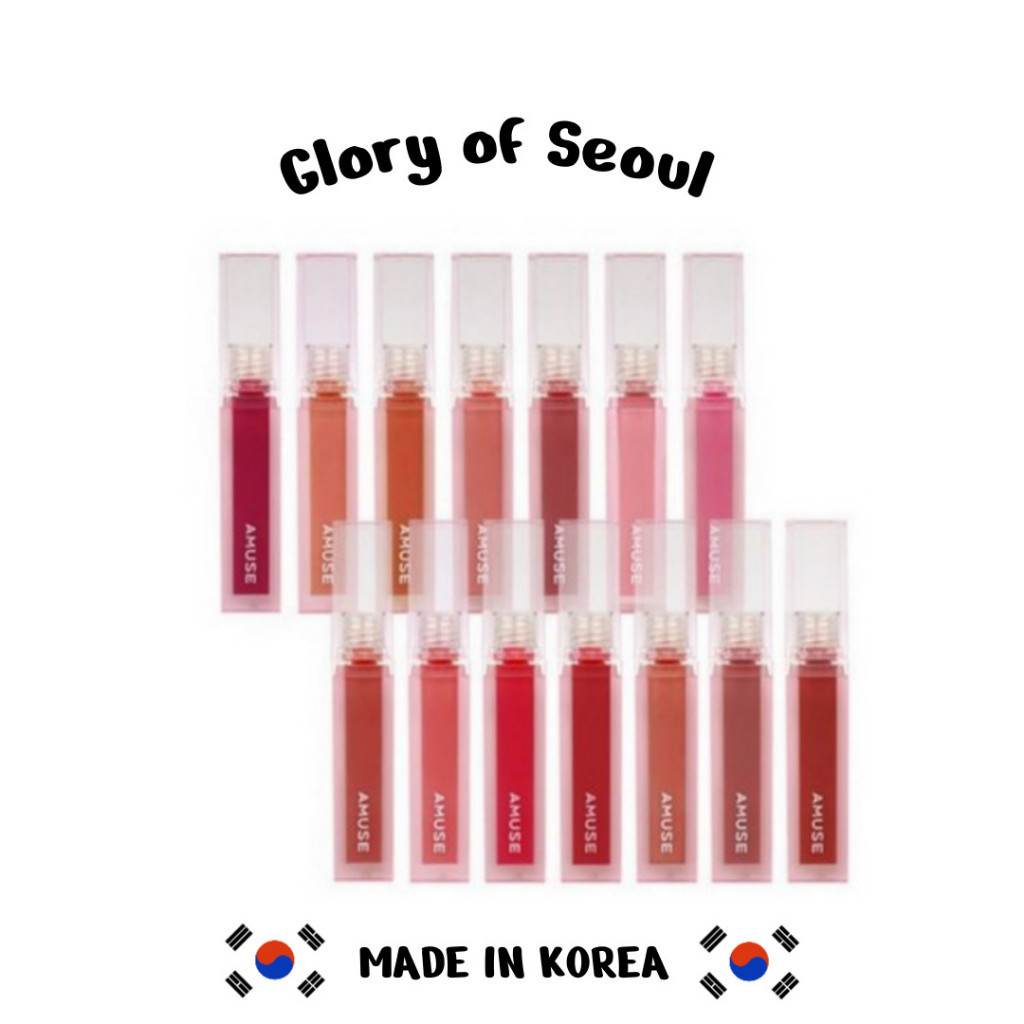 [amuse] Dew tint 4g amuse / amuse dew tint / amuse tint / amuse lip, Glossy, Vegan