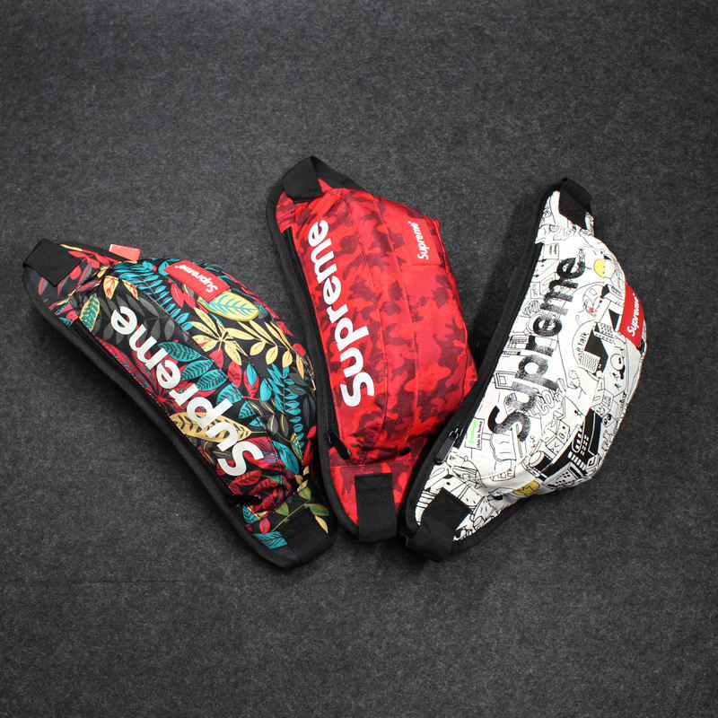 Supreme Crossbody Bag กระเป๋าคาดเอวผู้ชาย 2024 กระเป๋าคาดหน้าอกอเนกประสงค์แฟชั่นใหม่แฟชั่นสตรี