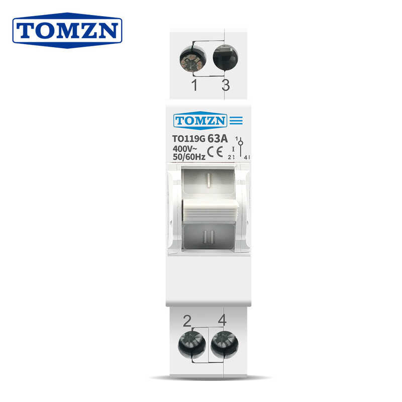 TOMZN 1P 63A MTS Double Power คู่มือการถ่ายโอน Isolator สวิตช์ Interlock Circuit Breaker