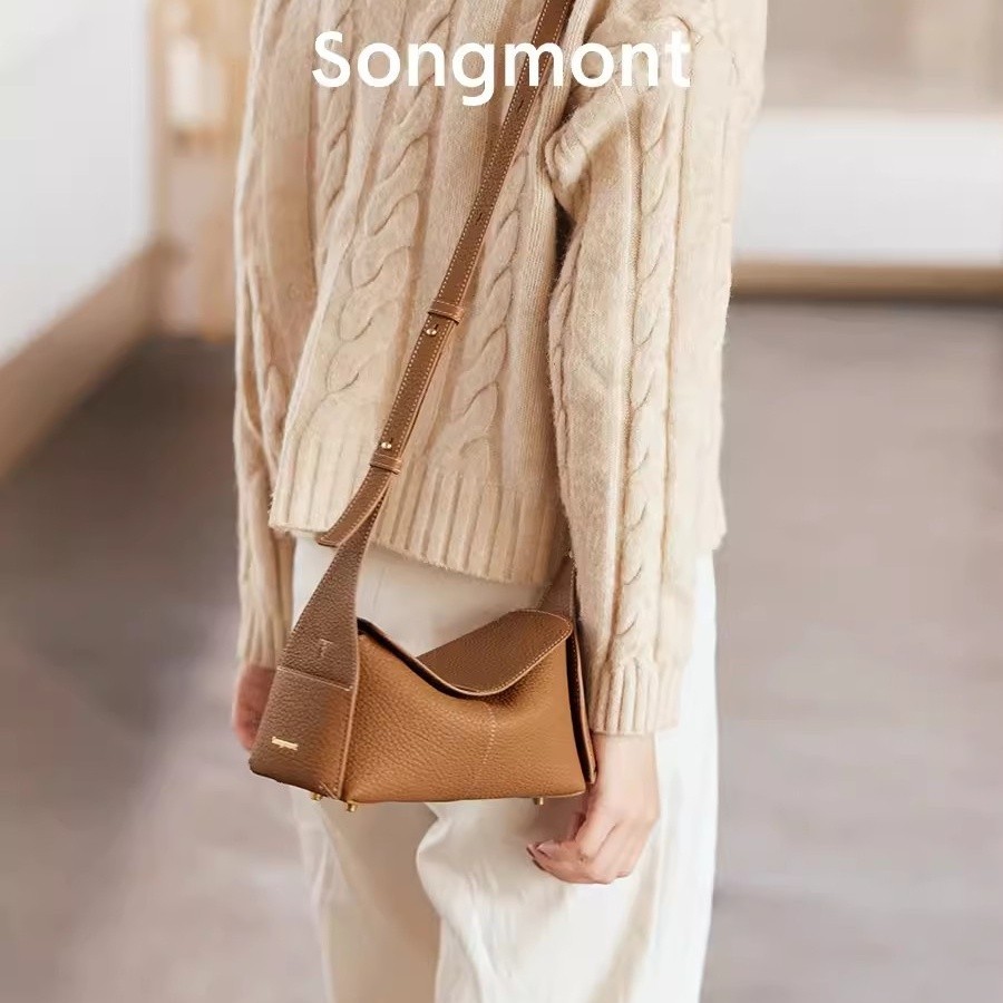 Songmont Hanging Ear Series Roof Bag Mini Hobo Bag Autumn Winter Commuter Portable One Shoulder Cro