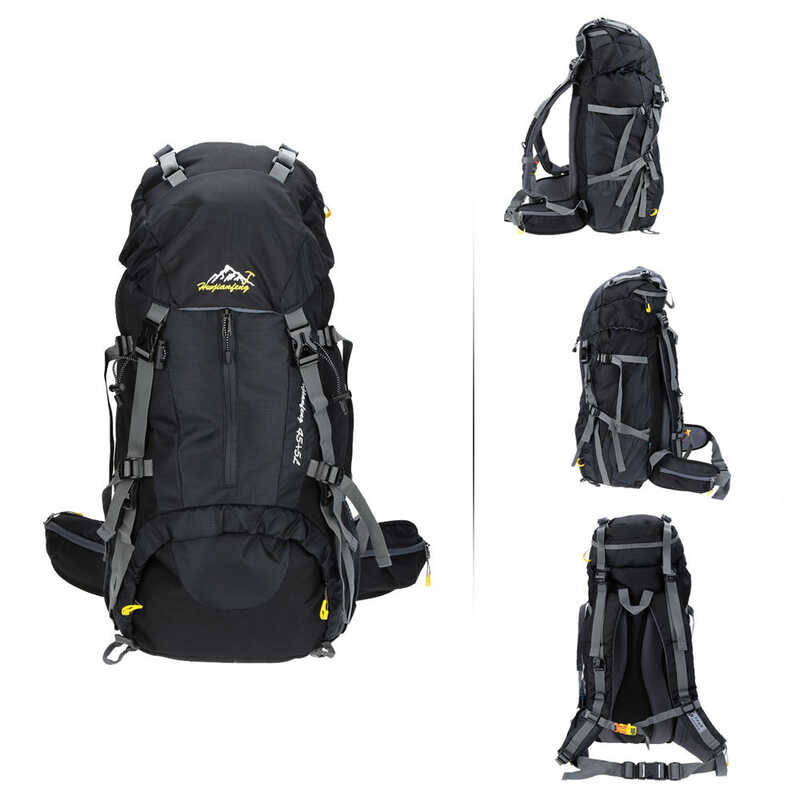 50L Waterproof Lixada Outdoor Sport Hiking Trekking Camping Travel Backpack Pack Mountaineering Cli