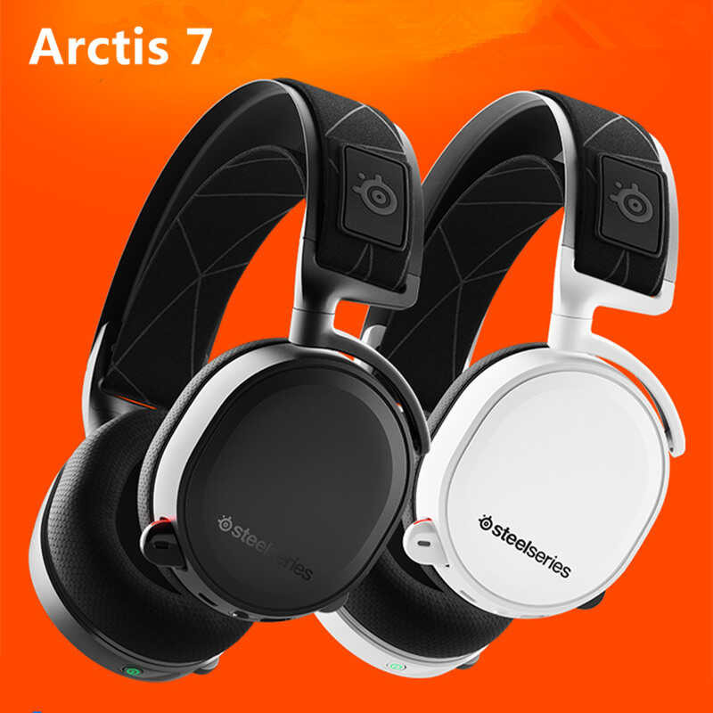 7 SteelSeries Arctis Wireless Gaming Headset with DTS Headphone:X 7.1 Surround for PC Playstation 4 