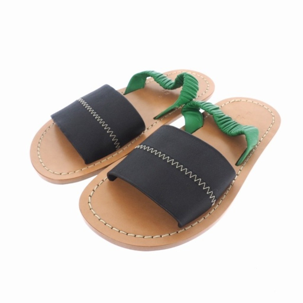 Marni MARNI 21SS LEATHER FLAT SANDALS SHEEP LEATHER 39 ส ่ งตรงจากญี ่ ปุ ่ นมือสอง
